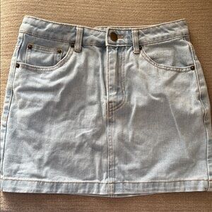 Denim Mini Skirt